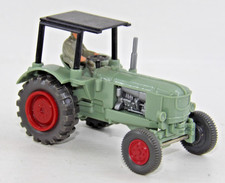 Wiking 1:87 - Deutz Tractor with Roof - Reseda Green - GK 383/4A