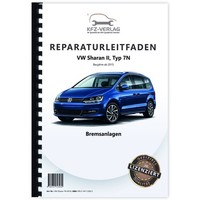 VW Sharan Typ 7N Ab 2015 Bremsanlagen Bremsen System Werkstatthandbuch