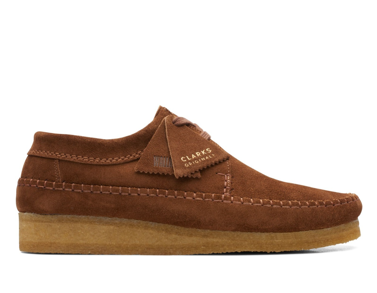 Men's Clarks Weaver Cola Suede Brown 261 65082 | eBay
