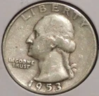 Silver Quarter - Washington - 1953-S [507]