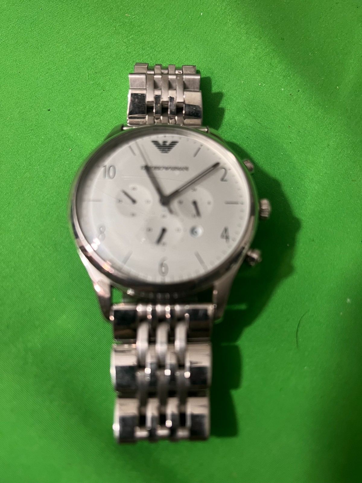 Emporio Armani Men's Stainless Steel Watch - Needs Battery