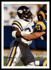 1994 Fleer Henry Thomas Minnesota Vikings #304