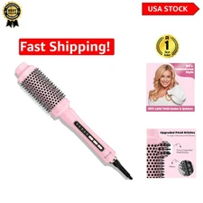Lightweight 1.75-Inch Heated Round Brush with 5 Temp Settings for All Hair Types