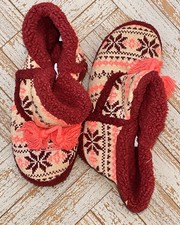UNBRANDED SHERPA LINED PLUSH BOOTIES ANKLE BOOTIES SLIPPERS FALL WINTER 9/10