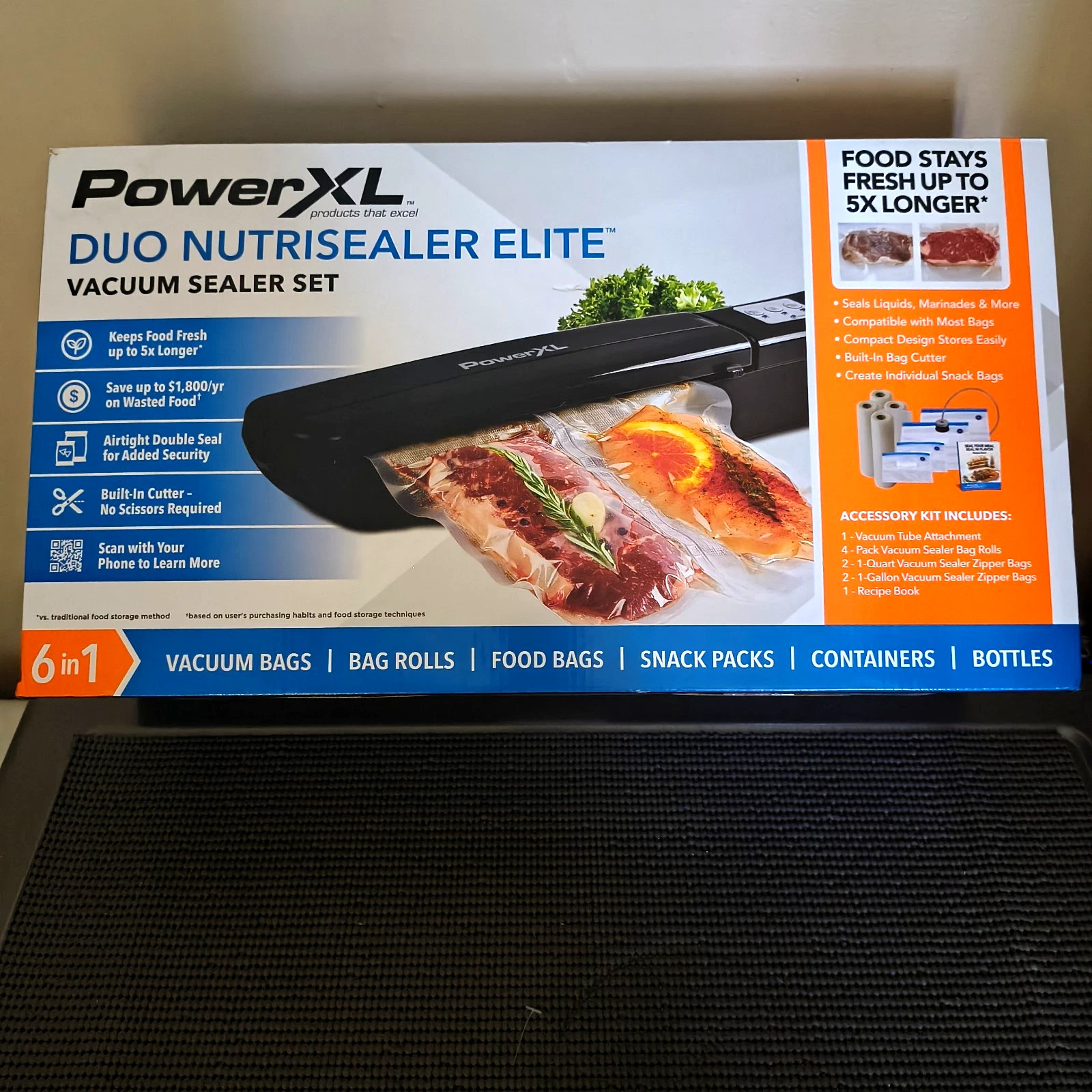 Power XL Duo Nutri Sealer Elite Vacuum Sealer
Opens in a new window or tab