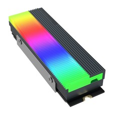 M2 ARGB SSD Heatsink Cooler Solid State Drive Hard Disk Radiator Cooling Pad N