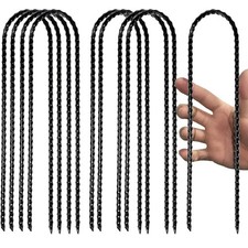 12" Trampoline Stake Anchors high Wind u Stakes for Ground Anchor Heavy Duty ...