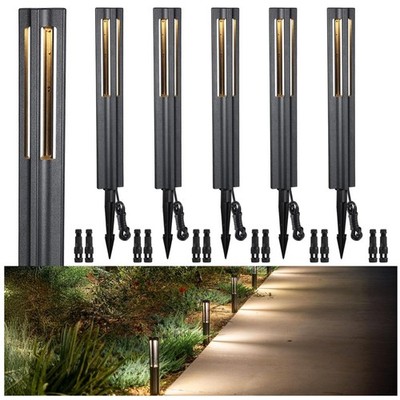 Durable Aluminum Garden Lights, Pack of 6