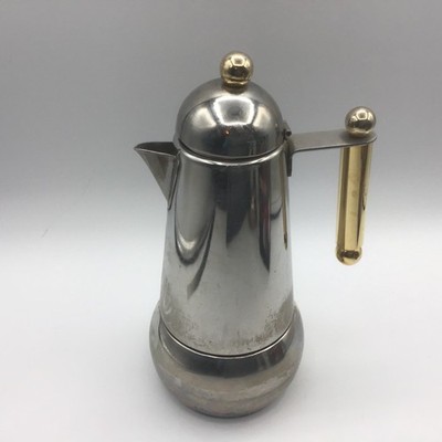 Vintage Espresso ACC INOX 18-10 Stovetop Espresso Coffee Maker 6 Espresso Cups