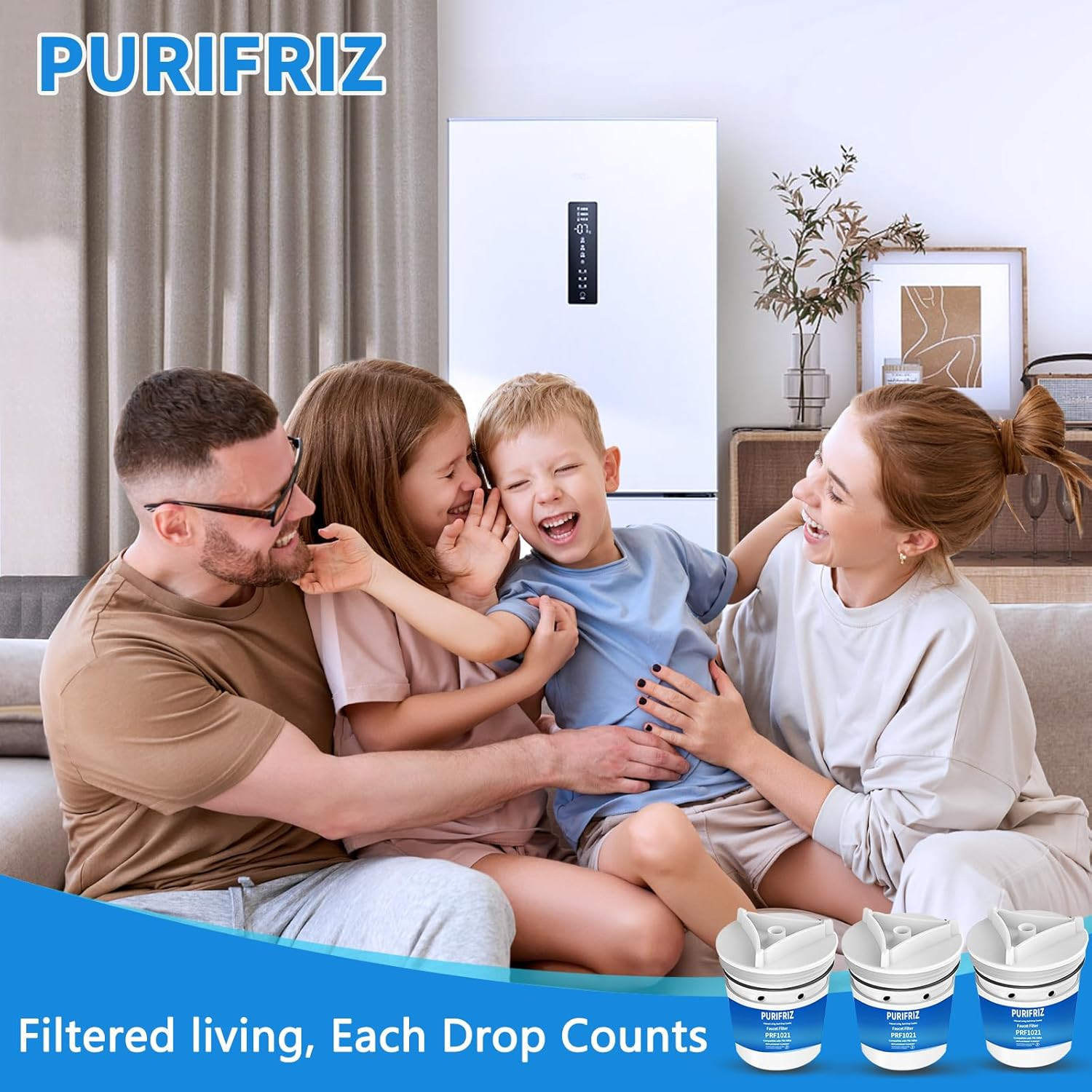 Upgraded FM15RA Faucet Water Filter Compatible with Culligan FM-15RA Water Filte