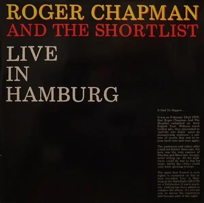 Roger Chapman And The Shortlist Live In Hamburg maze music Vinyl LP