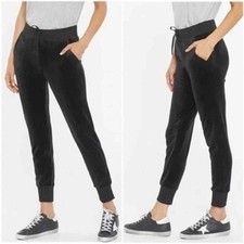 House Of Harlow 1960 Nicole Richie Black Velvet Velour Jogger Pants plus size 1X