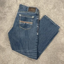 Ariat Jeans Mens 36x30 Blue Denim M4 Relaxed Bootcut Workwear Western Durango