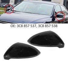 2x L+R Außenspiegel Spiegelkappen Abdeckung Für VW Passat B7 Jetta MK7