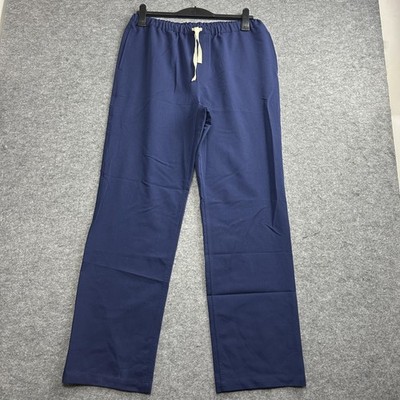 Figs Pisco Scrub Pants Mens Large FM4500 Scrub Medical Workwear, Navy Blue 