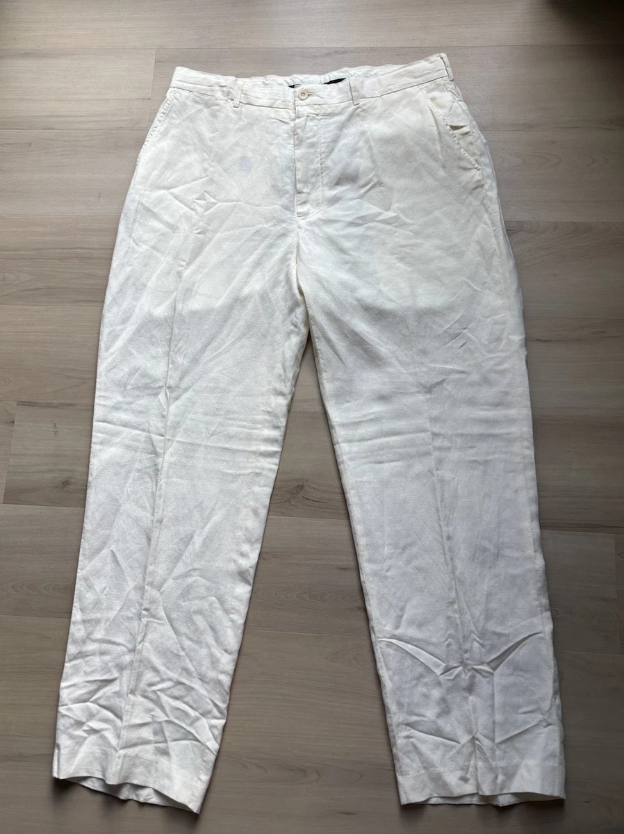 Polo Ralph Lauren White Linen Pants for Men for sale | eBay