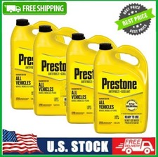 4 Pack Prestone Universal Antifreeze Coolant 5050 Prediluted 1 Gal Pk