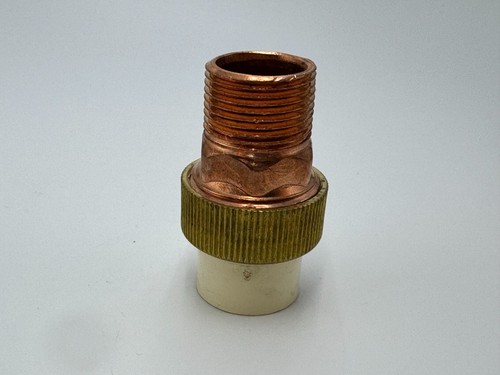 Transition Pipe Male Union 3/4 CPVC Slip x Brass c4733-4