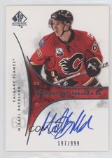 2009-10 SP Authentic Auto Future Watch 197/999 Mikael Backlund #235 Auto 0ll