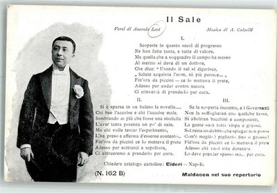 13940429 - Il Sale Versi di ausoni Levi Nr 162 B Juedische Persoenlichkeit