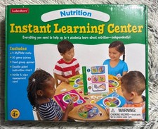 Lakeshore Nutrition Instant Learning Center Board Game Preschool Kindergarten 4 