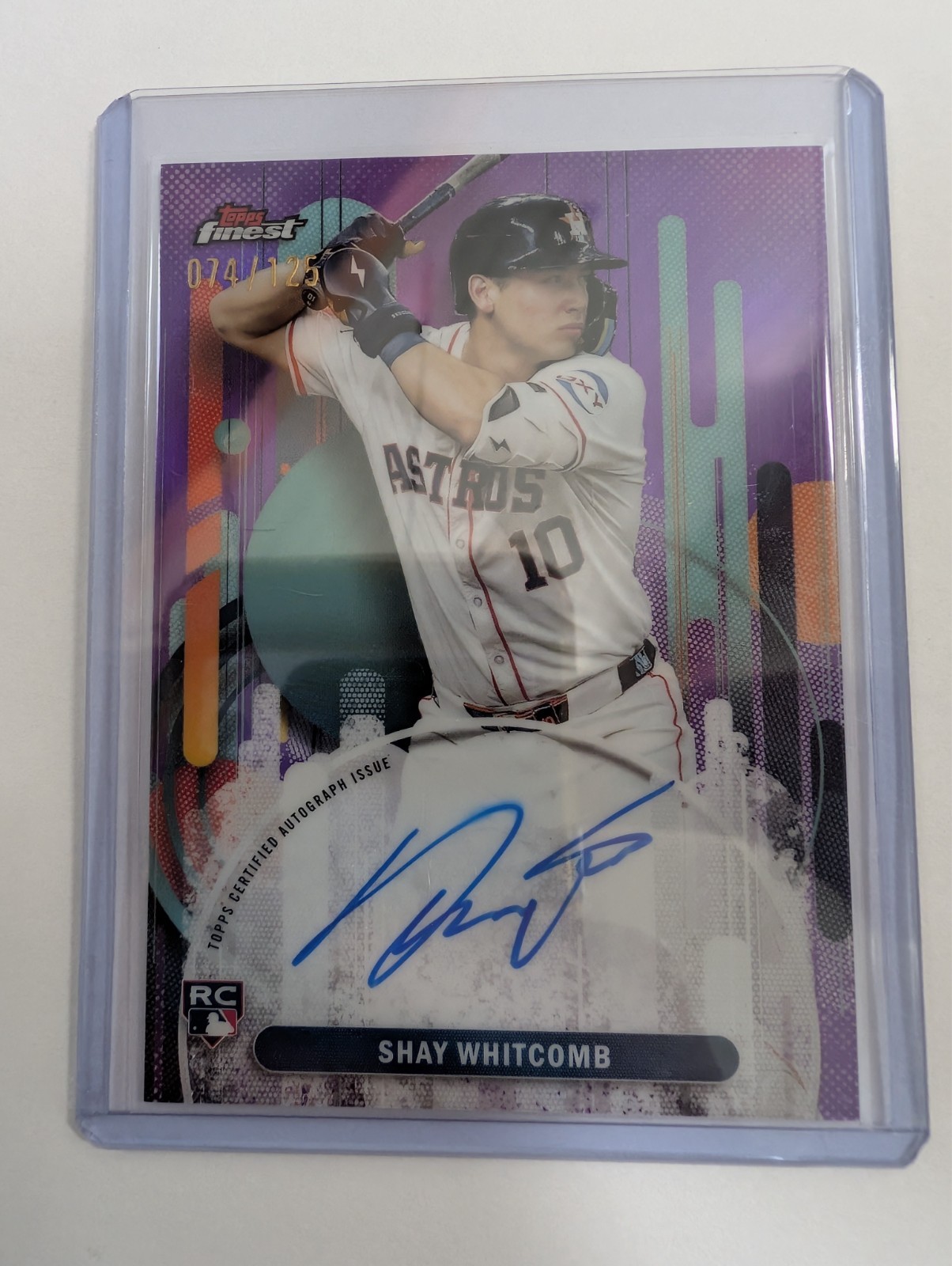 12 Topps Baseball cards: autos, numbered, patch view 17