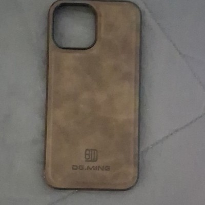 DG.MING Brown Synthetic Leather Luxury Fitted Case/Skin Hard Case
