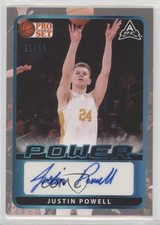 2021 Leaf Pro Set Power Base Platinum Spectrum Foil 91/99 Justin Powell Auto go9