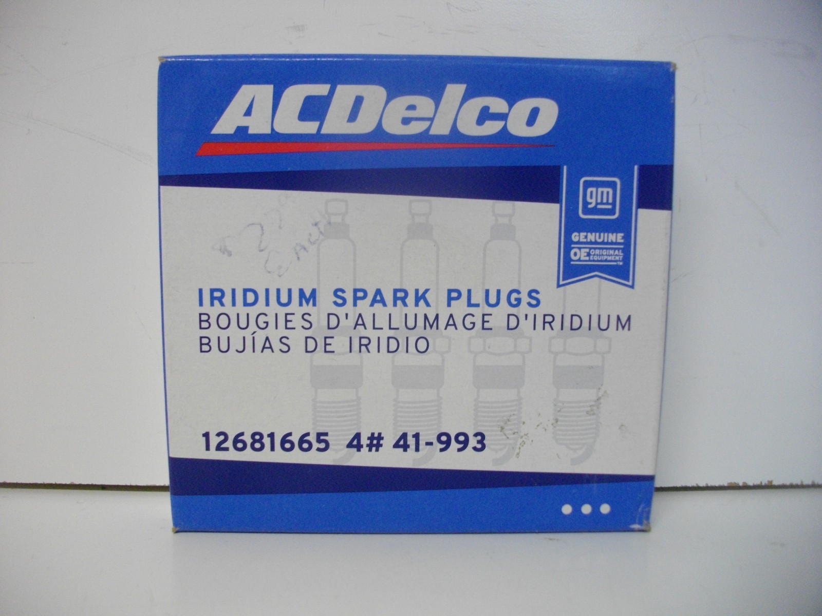 AC Delco 41-993 Iridium Spark Plug Pack of 4 Each