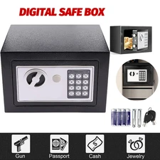 Digital Electronic Safe Box Keypad Lock Security Home Office Cash Jewelry Gun US