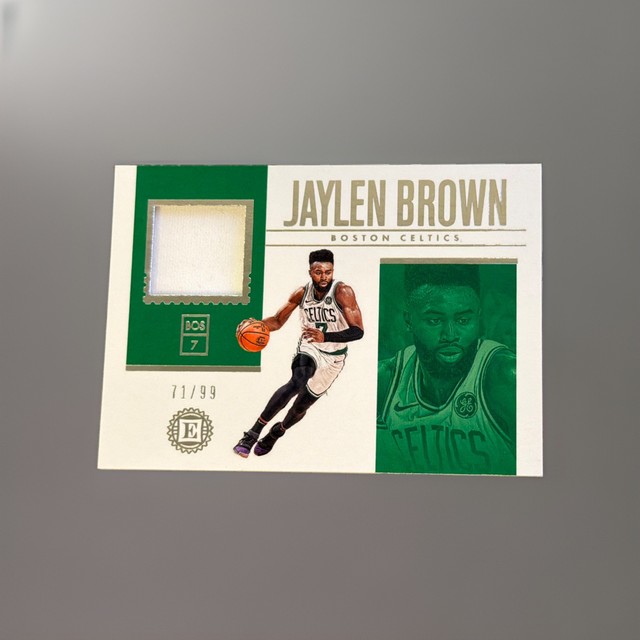 2018-19 Panini Encased - Materials Jaylen Brown #M-JB /99 (MEM)