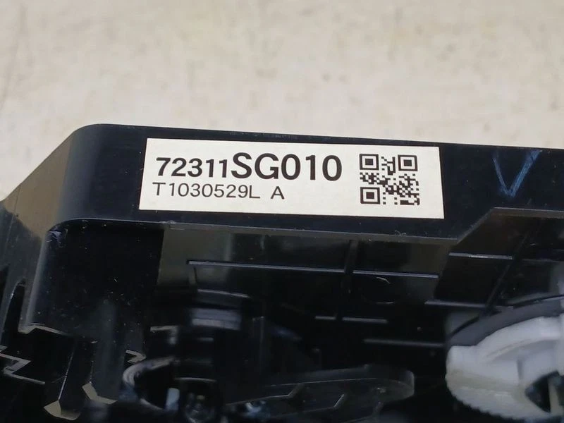 2014-2015 Subaru Forester Manual AC Heater Temperature Manual Climate Control - Image 4 of 4