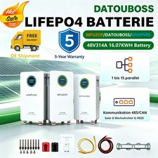 48V 314Ah 16.07kWh LiFePO4 Batteriespeicher Solar Stromspeicher Lithium …