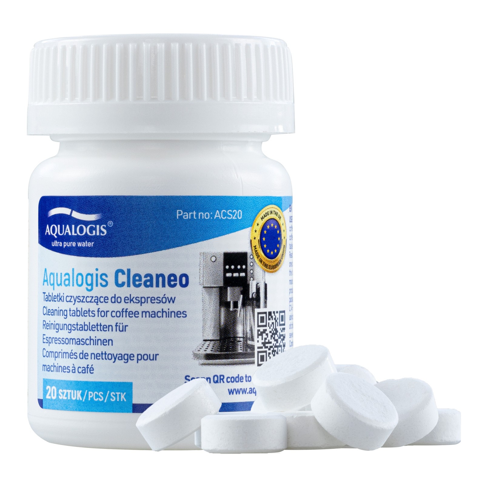 20 Professionelle Kaffeemaschinen-Reinigungstabletten für Jura Tassimo Siemens