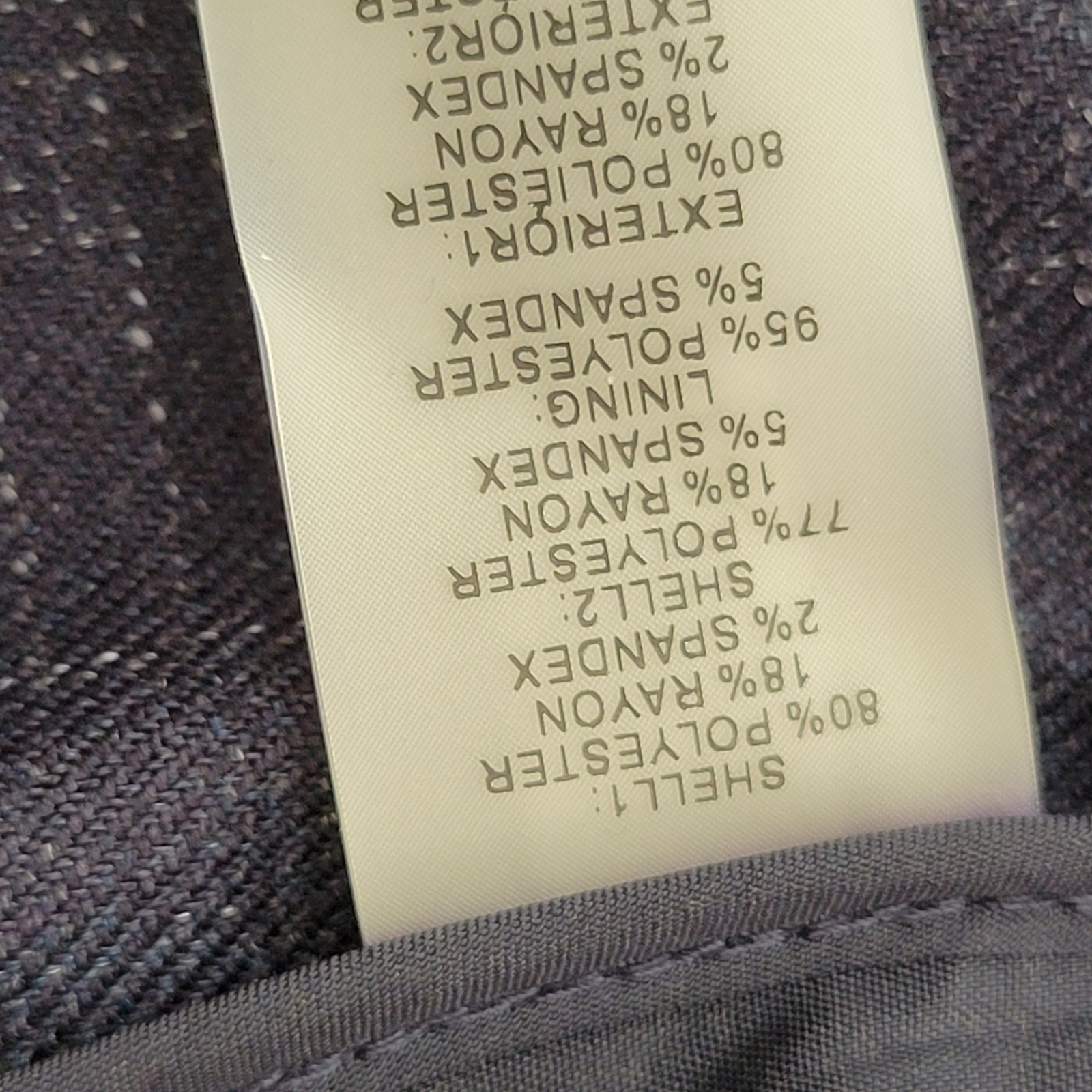 Tommy Hilfiger Women's Navy Framed 1 Silver Button Blazer White Trim Size 8 NWT thumbnail 6