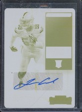 2018 Panini Contenders LORENZO CARTER #166 Rookie Ticket Printing Plate Auto 1/1
