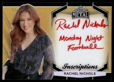 E040 - 2024 Leaf Metal - Rachel Nichols Mhi-rn1 - Red Auto 100 - Inscriptions E040 - 2024 Leaf Metal - Rachel Nichols Mhi-rn1 - Red Auto 100 - Inscriptions