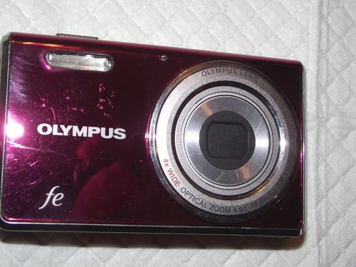 OLYMPUS FE-4000 12 MEGAPIXEL DIGITLA STILL CAMERA, MAGENTA - Picture 3 of 5