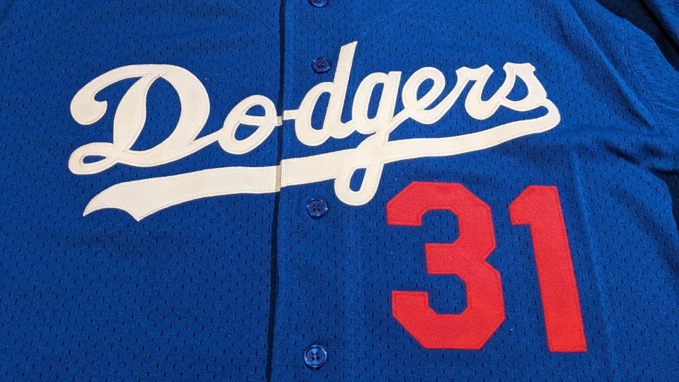 Camiseta Mitchell & Ness MLB BP LA DODGERS MIKE PIAZZA Talla XL NUEVA CON ETIQUETAS $130 Minorista Foto 3 de 4