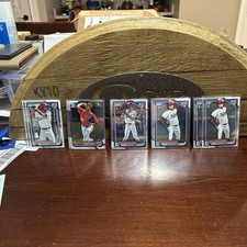 Washington Nationals 1st Bowman Chrome/paper Base And Refractors- 18 Cards