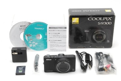 [NEAR MINT++] Nikon Coolpix S9300 Black 16.0MP 18x Compact Digital Camera JAPAN