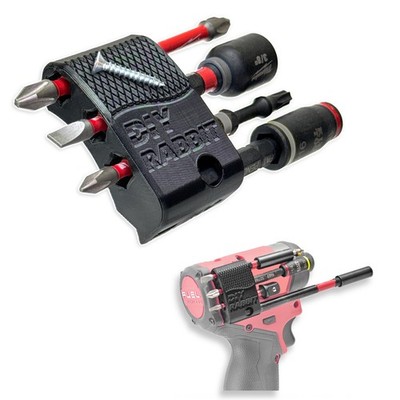 Milwaukee Bit Holder for M12 Gen 3 Fuel Impact Drivers with 7 Magnetic 1/4 He...