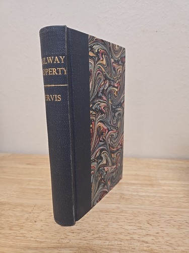 1864 Vintage Book: Railway Property By John Jervis