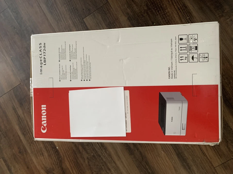 Canon imageCLASS LBP172dw Wired/Wireless Laser Printer Monochrome 6353C004 NIB - Image 3 of 4