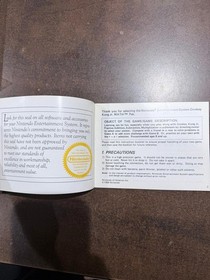 Donkey Kong Jr Math Nintendo NES Manual - EXTREMELY RARE Great Condition!!