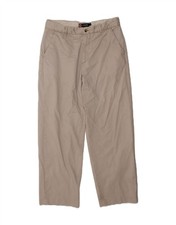 CHAPS Mens Straight Chino Trousers W34 L30  Grey Cotton CA25