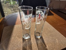 Peroni Half Pint Glasses x 2  Brand New unused