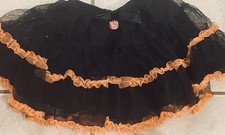 Hello Kitty 4T Girl's Halloween Tutu Skirt Costume Black/Orange by Sanrio