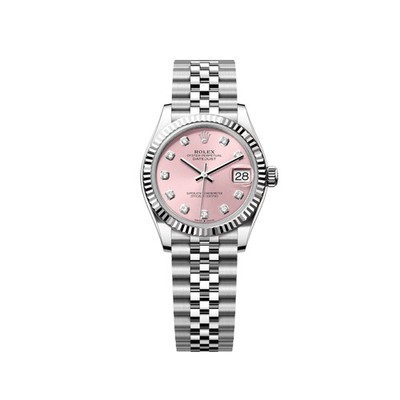 Rolex Datejust 31 278274 'Ladies' Stainless Steel Pink Diamond Dial Jubilee