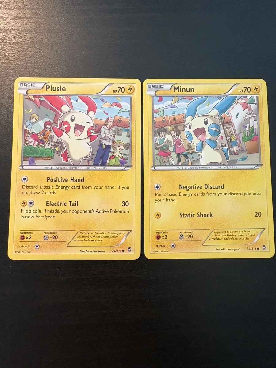 Plusle Minun In Pokémon Individual Trading Cards for sale | eBay